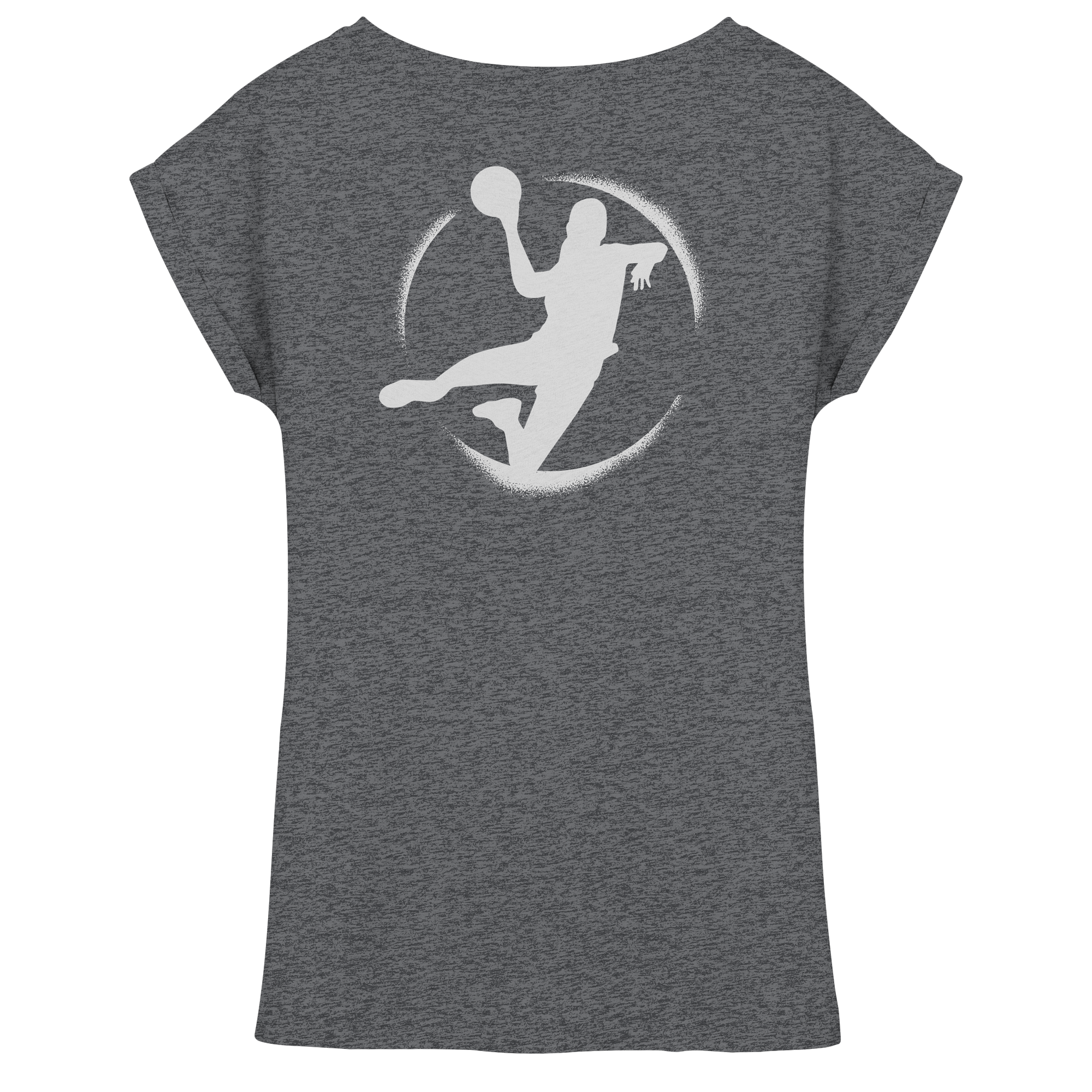 Hardcore Handball Logo - Ladies Extended Shoulder T-Shirt