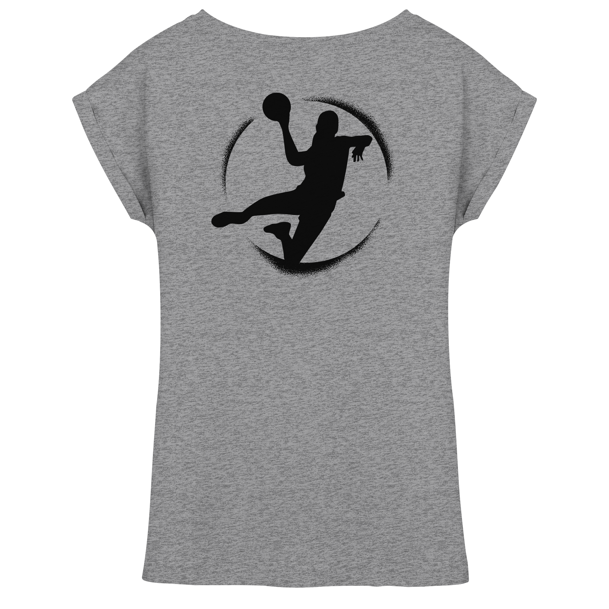 Hardcore Handball Logo - Ladies Extended Shoulder T-Shirt