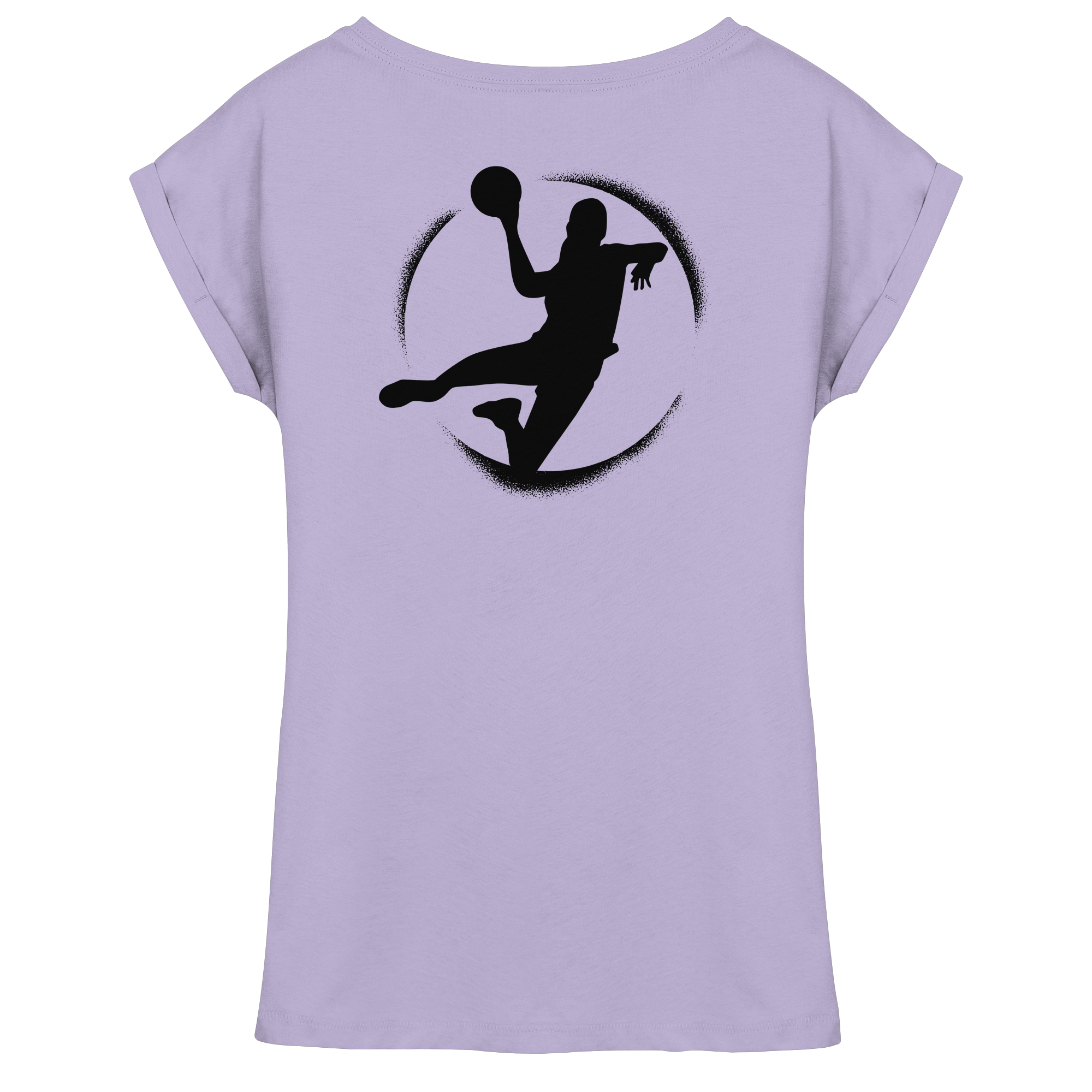Hardcore Handball Logo - Ladies Extended Shoulder T-Shirt
