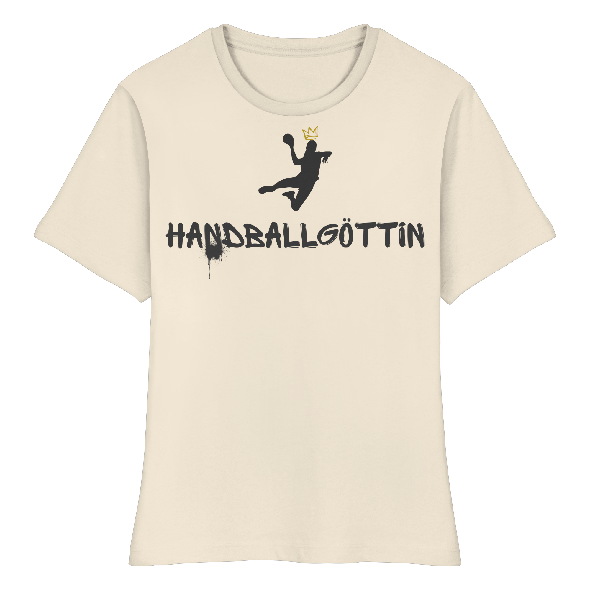 Handballgöttin - Fitted Ladies Organic Shirt