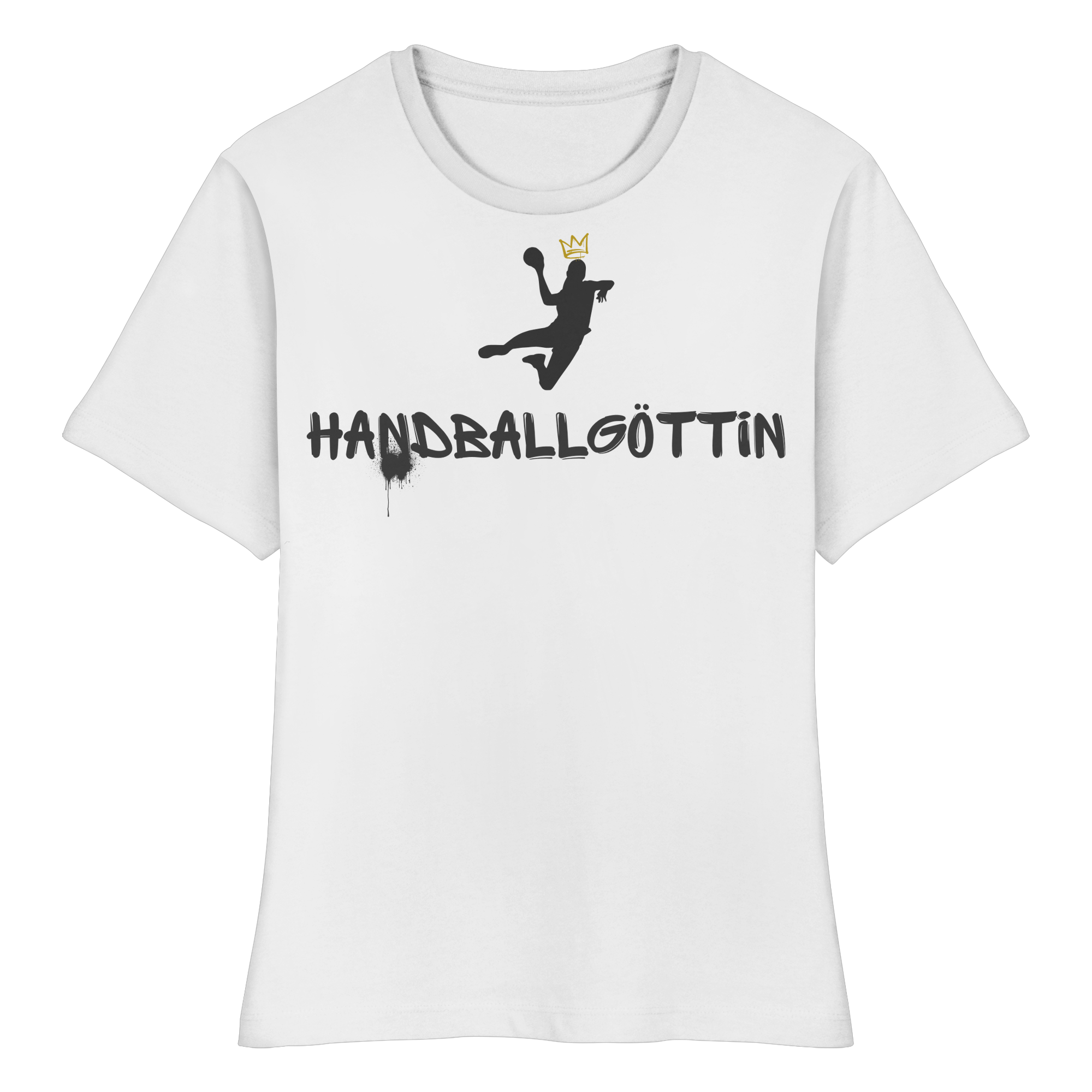 Handballgöttin - Fitted Ladies Organic Shirt