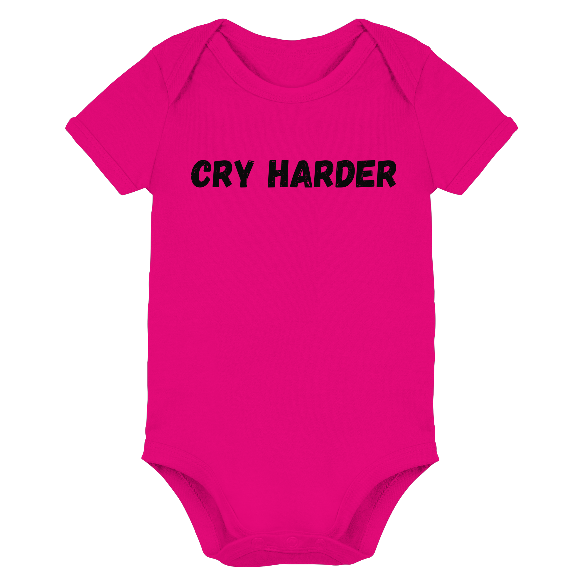 Cry Harder Baby - Organic Baby Bodysuit