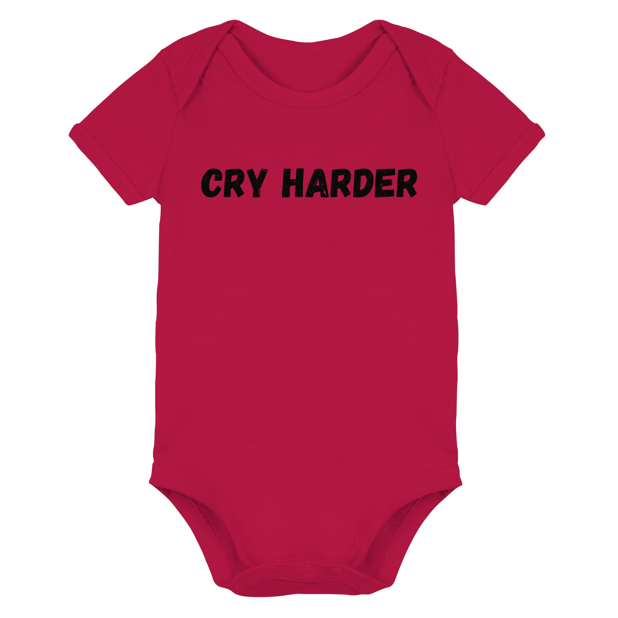 Cry Harder Baby - Organic Baby Bodysuit