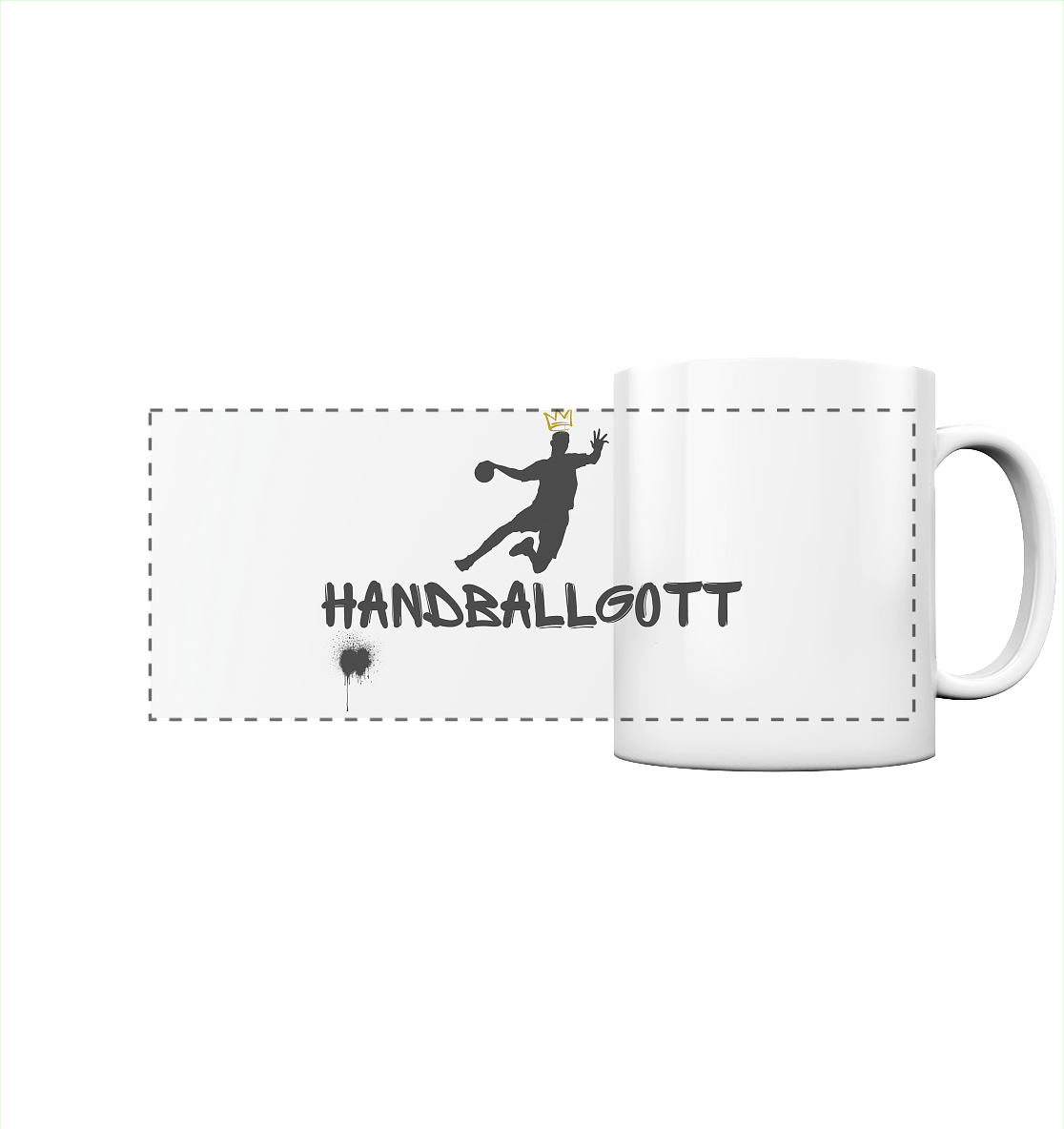 Handballgott ! - Panorama Tasse