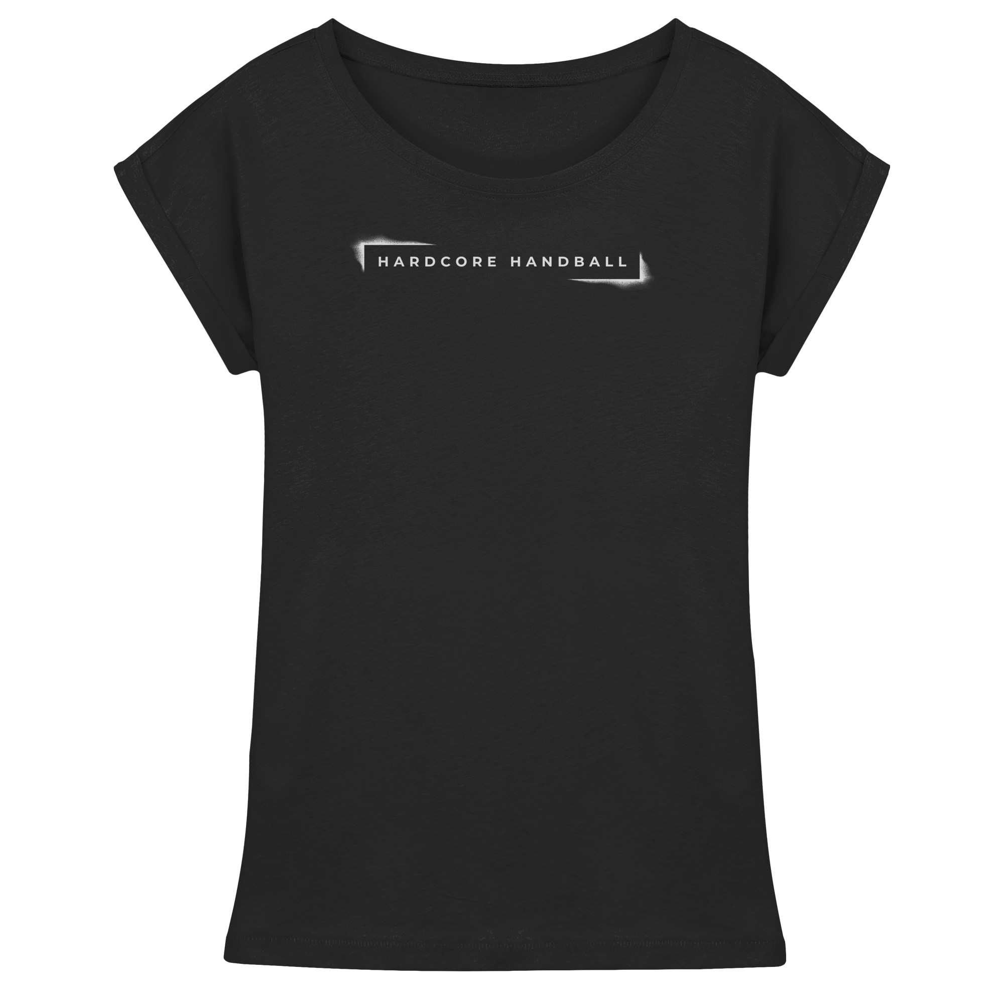 Hardcore Handball - Ladies Extended Shoulder T-Shirt